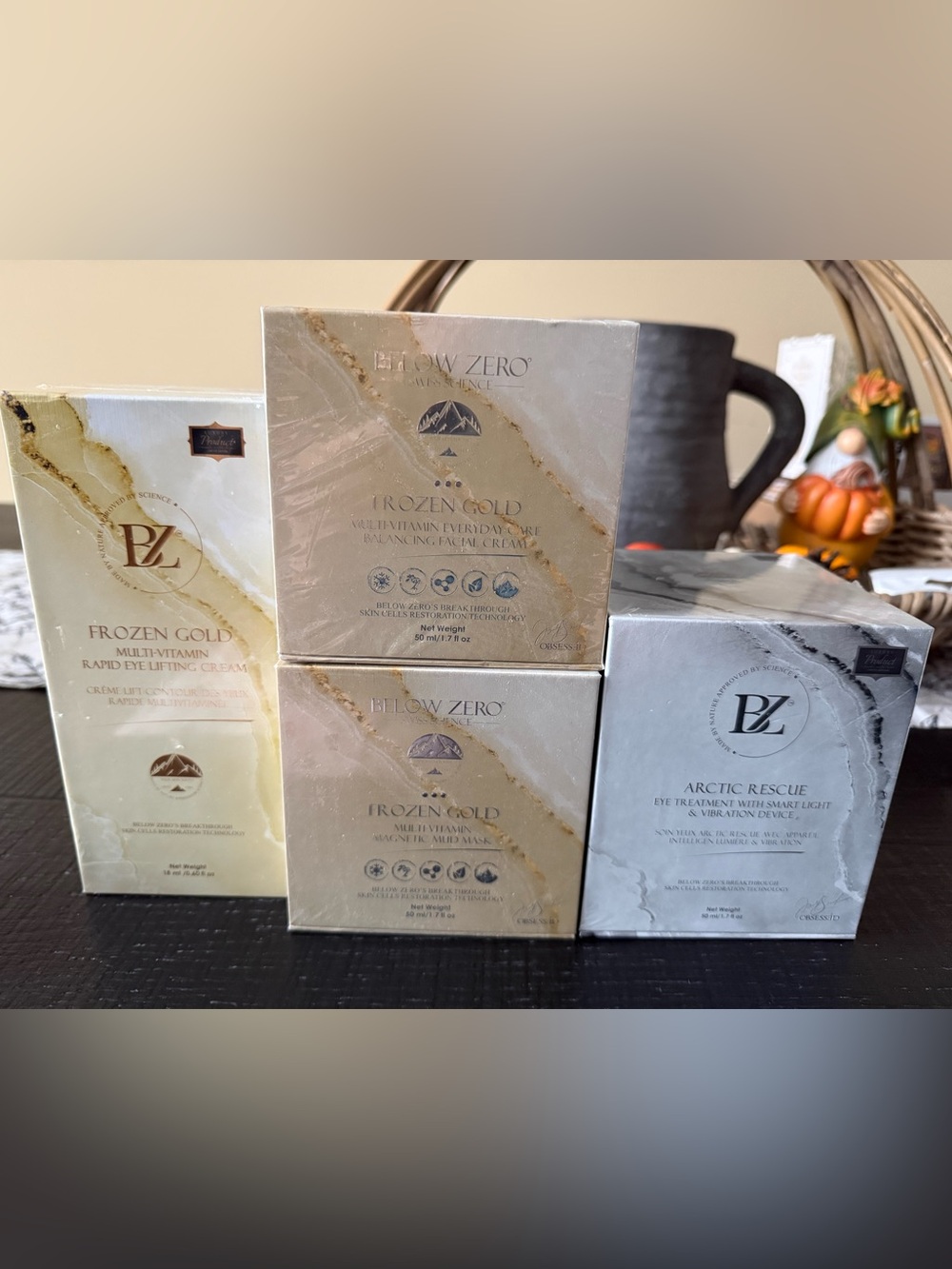Below Zero Swiss Science Frozen Gold Luxury Skincare Bundle – NEW & SEALED –
